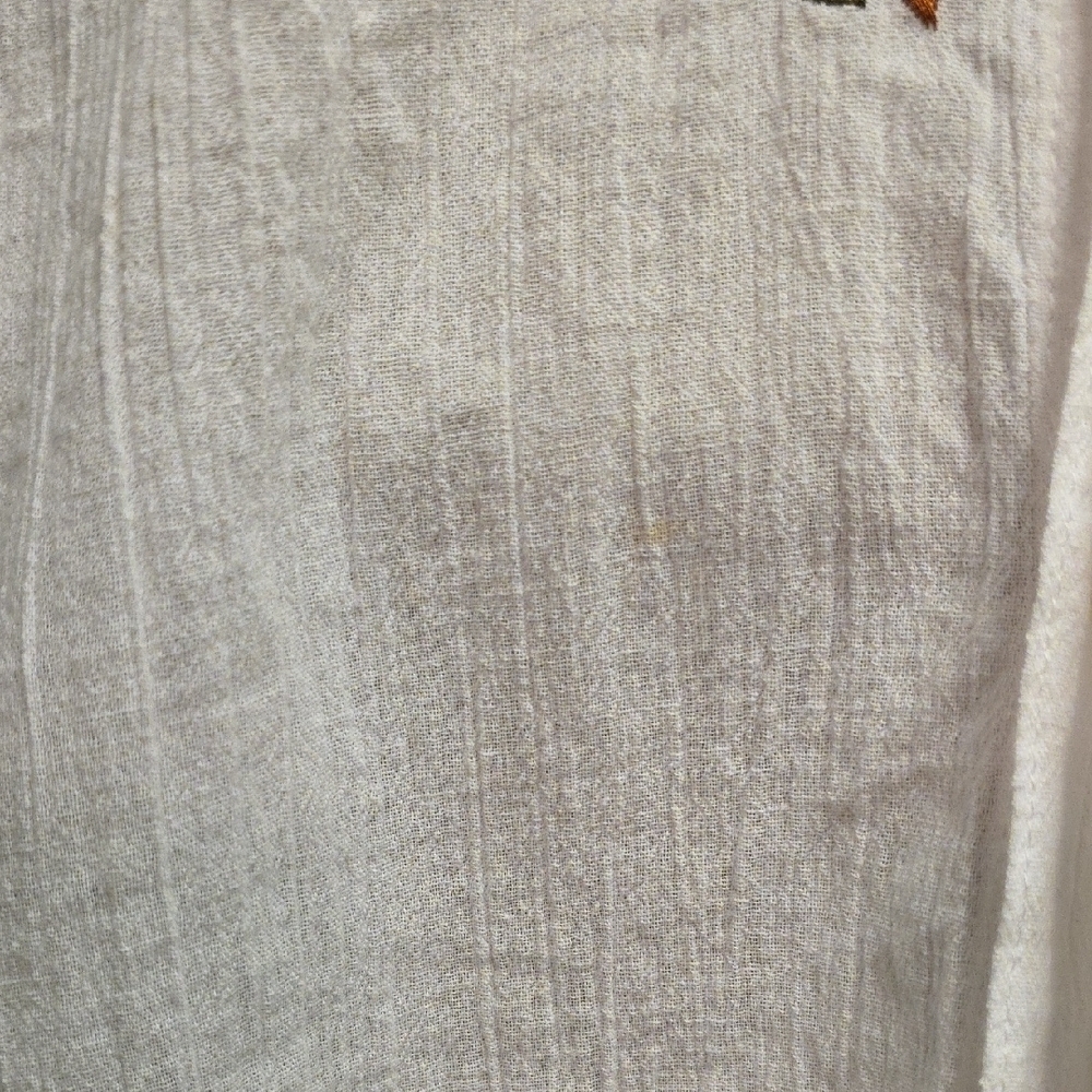 Embroidered White Button Down Shirt - Picture 12 of 12